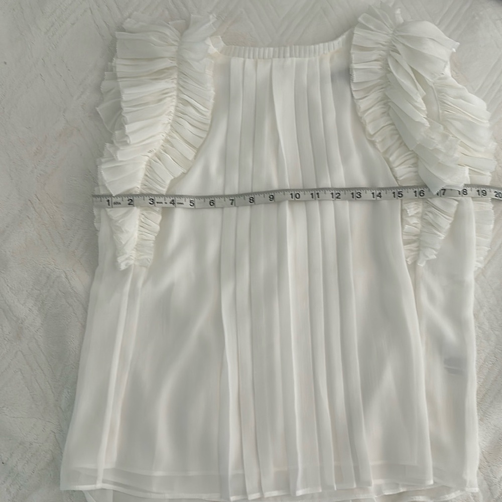 WHBM white blouse